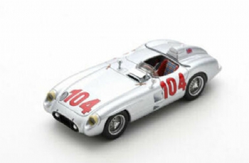 Spark Models 43TF55 Mercedes-Benz 300 SLR #104 Winner Targa Florio 195