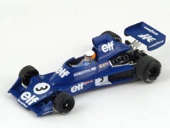 Spark Models S1645 Tyrrell 007 F.1 Ford #3 Belgian GP 1975 